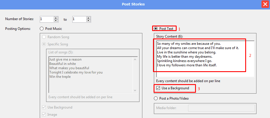 post text - post stories - phone farm bot - facebook bot