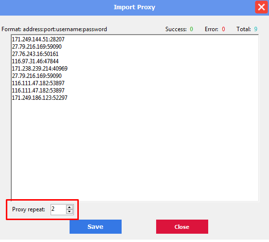 import proxy imap - Instagram phone farm
