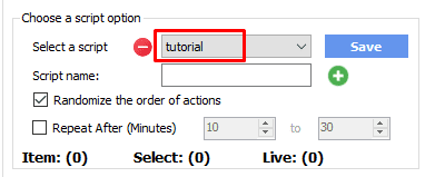 select a script - Instagram phone farm