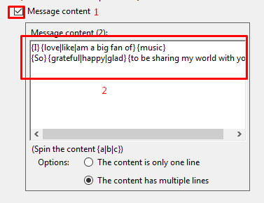 share-posts-message-content-spintax - Instagram phone farm