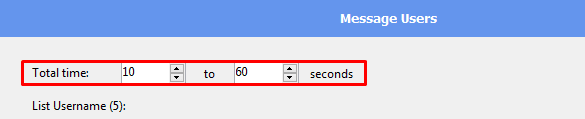 total time - message users - Instagram phone farm