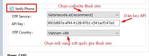 Xác minh số điện thoại vào phần mềm Youtube phone farm