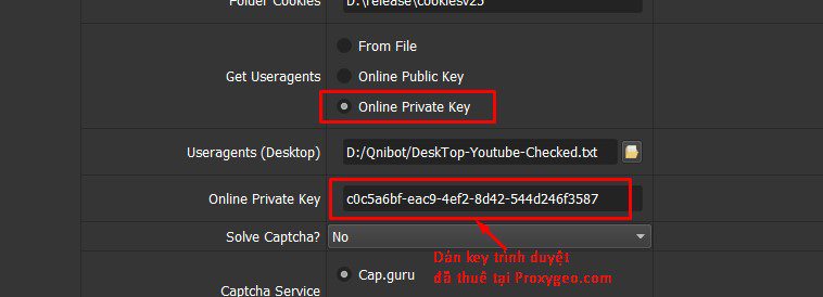 Thuê trình duyệt ảo online trong tool tạo refresh token cho Youtube