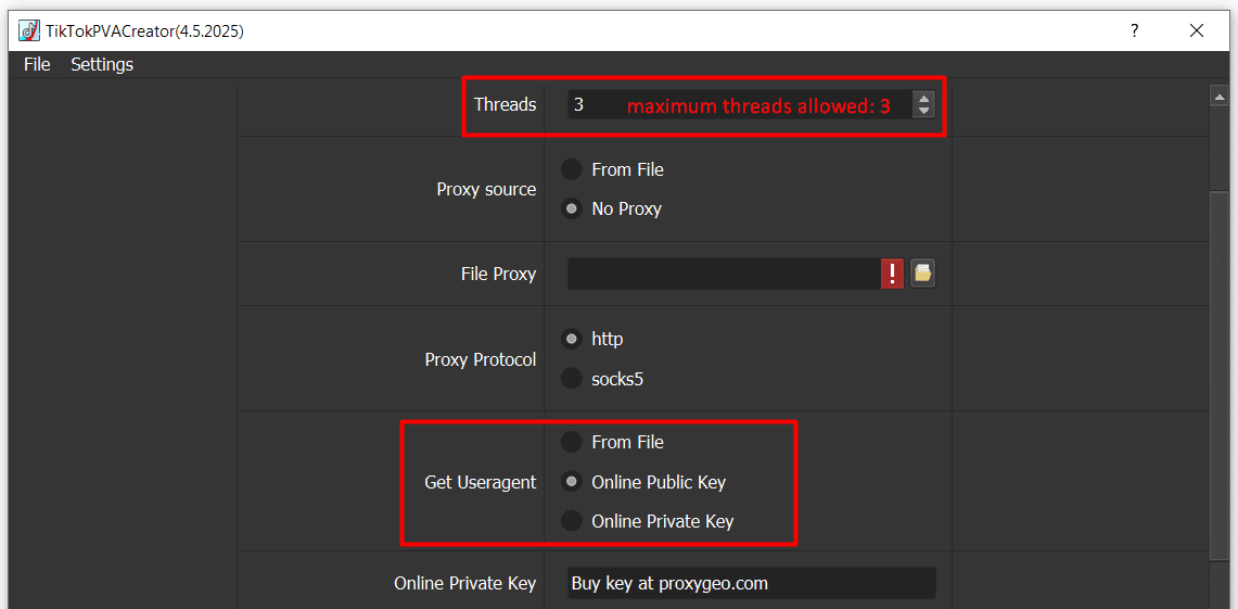 online public key - tiktok auto tool