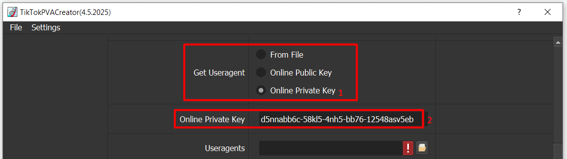 online private key - tiktok auto tool