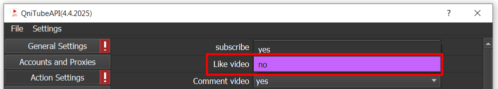 like video - no - youtube auto tool