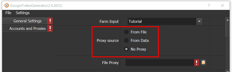 no proxy - Generate Refresh Token for YouTube