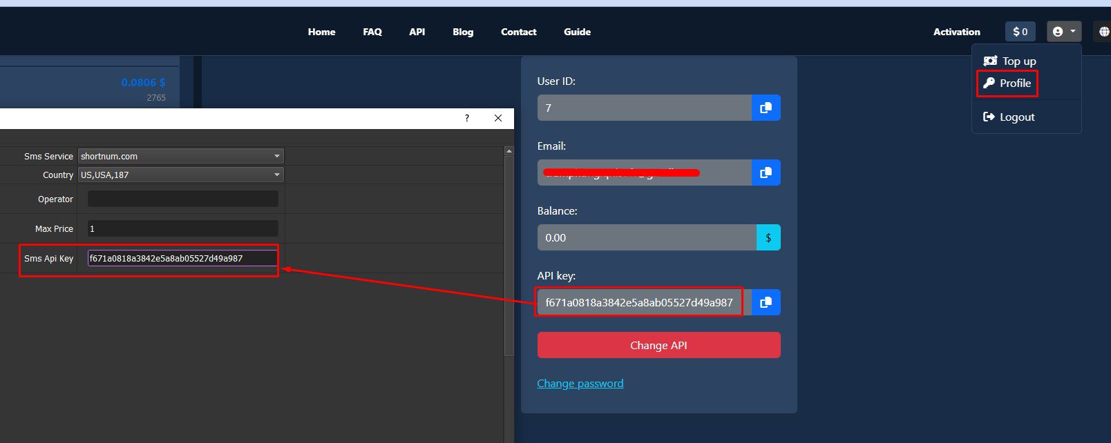 SMS API - Tool tạo Tiktok