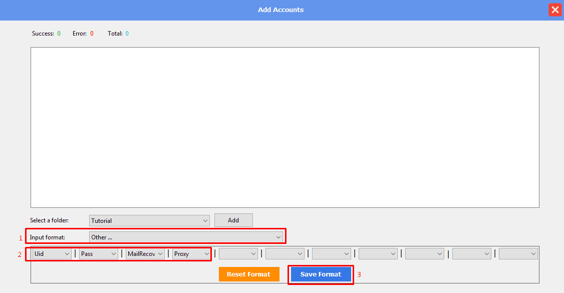add account - input format - other - threads bot