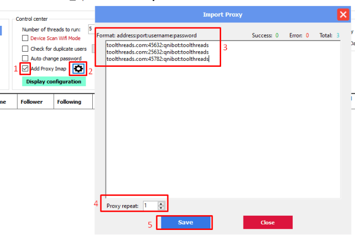 Proxy imap - Tool auto Threads