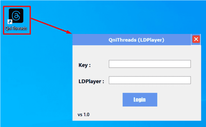 Cài đặt phần mềm auto Threads