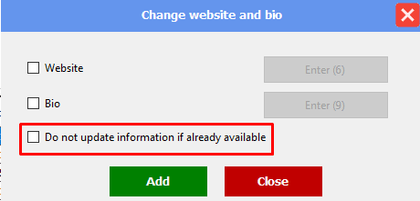 update information for all accounts - threads automation bot