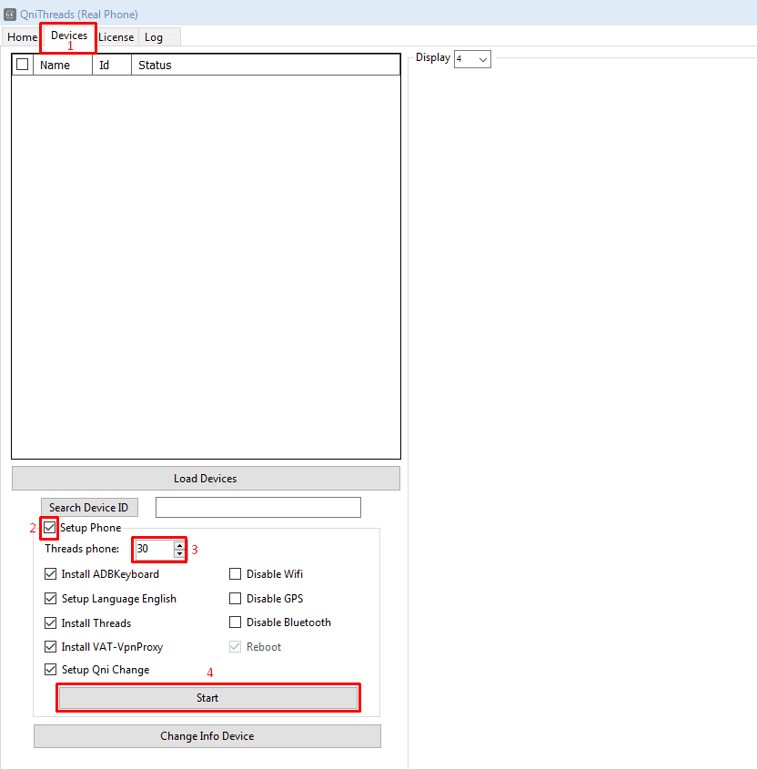 devices - threads automation bot
