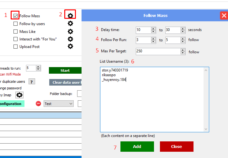 Tăng follow Threads - Tool auto Threads
