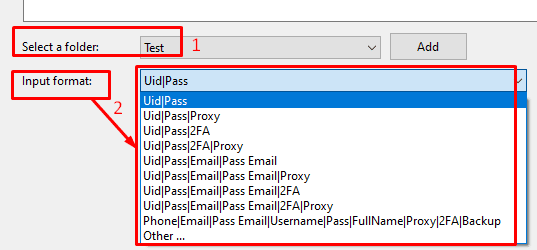 Input format - Tool auto Threads