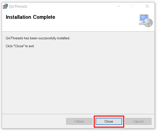 installation complete- Threads automation software
