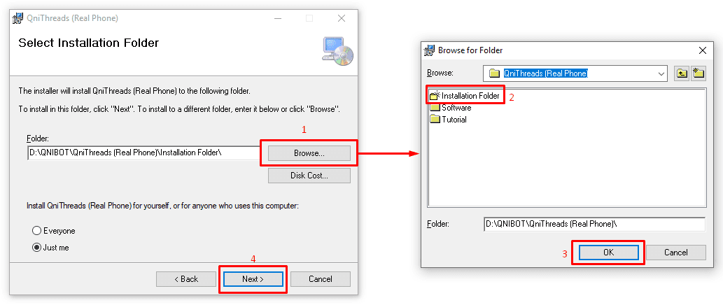 installation folder - threads automation bot