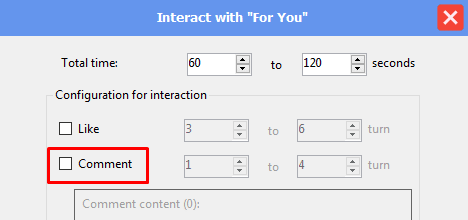 interact with for you feed - do not comment - threads software