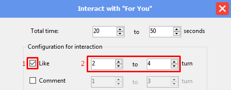 interact with for you - like - Threads auto bot