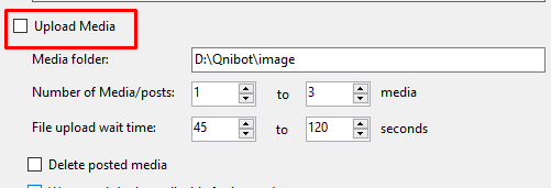 Không upload media trong phần mềm auto Threads