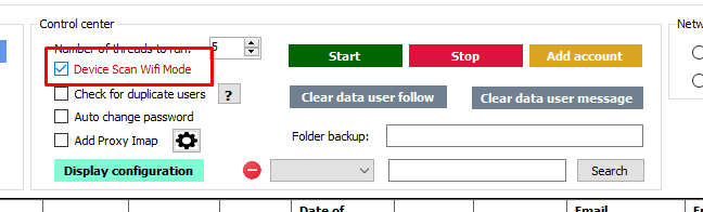 Scan wifi - Tool auto Threads
