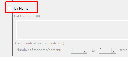 Tagname - Tool auto Threads