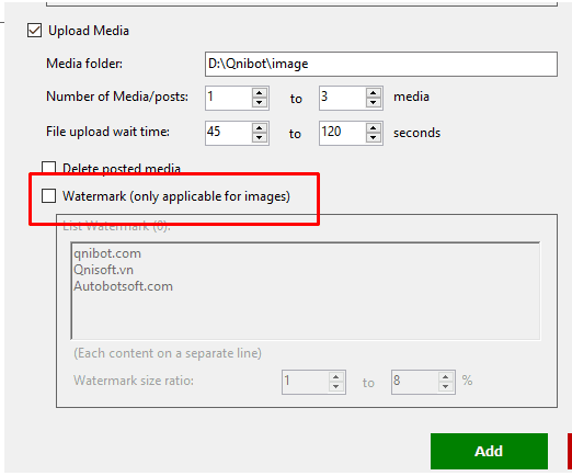 Không gắn watermark - Tool auto Threads