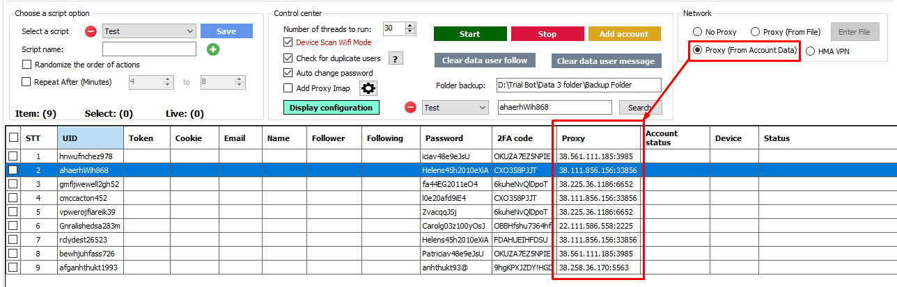 proxy from account data - threads auto tool