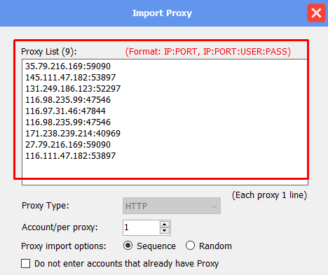 proxy from file - import proxy - threads auto tool
