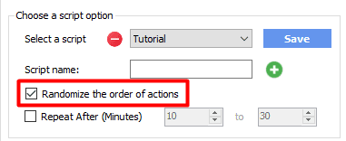 randomize the order of functions- Threads automation software