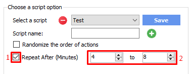 repeat after (minutes) - threads automation bot