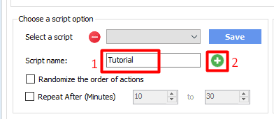 create a script- Threads automation software