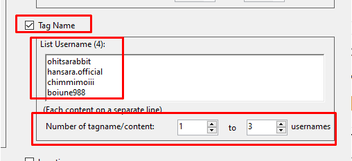 Tagname - Tool auto Threads