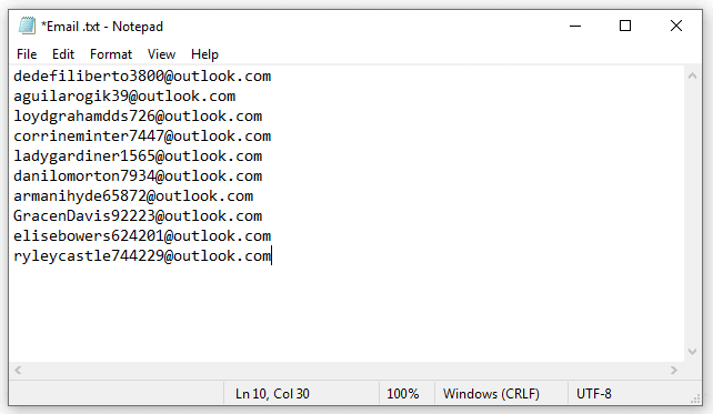 email file - hotmail account creator