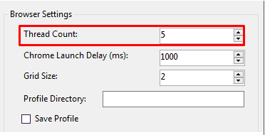 Số luồng chạy - Phần mềm tạo Outlook
