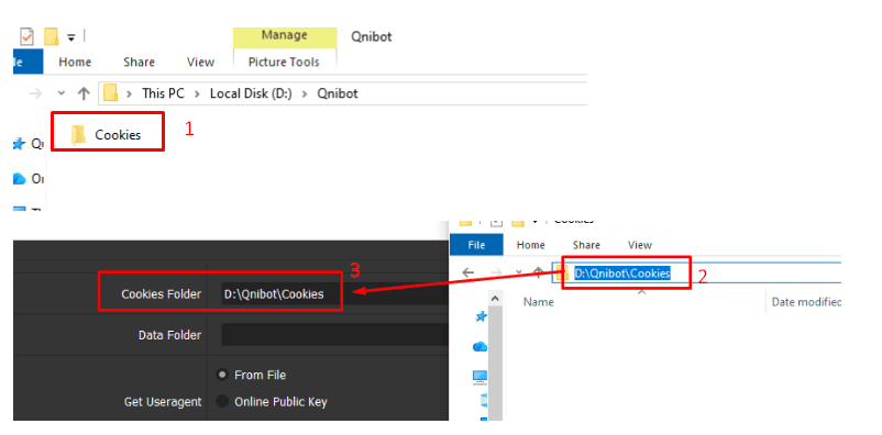 Cookies Folder - Phần mềm auto Sora