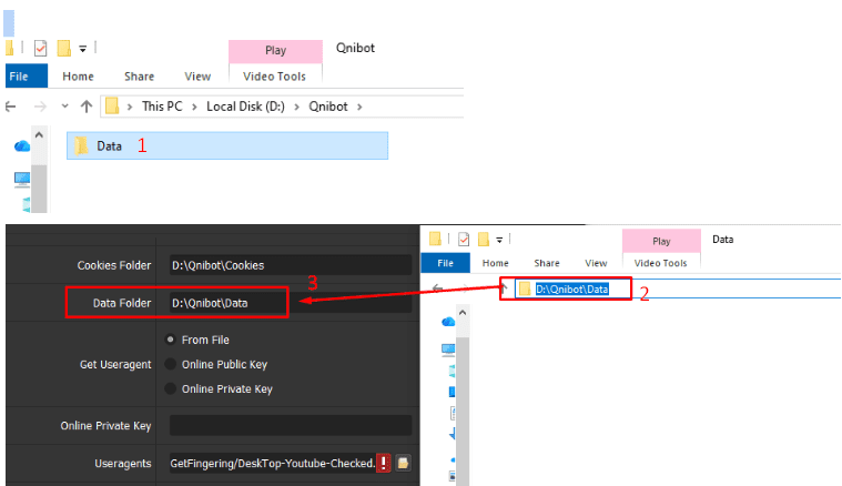 Thư mục Data trong phần mềm auto Sora