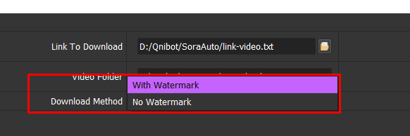 Download method - Phần mềm auto Sora