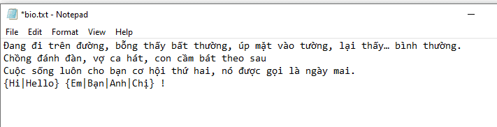 File bio - Phần mềm auto Sora
