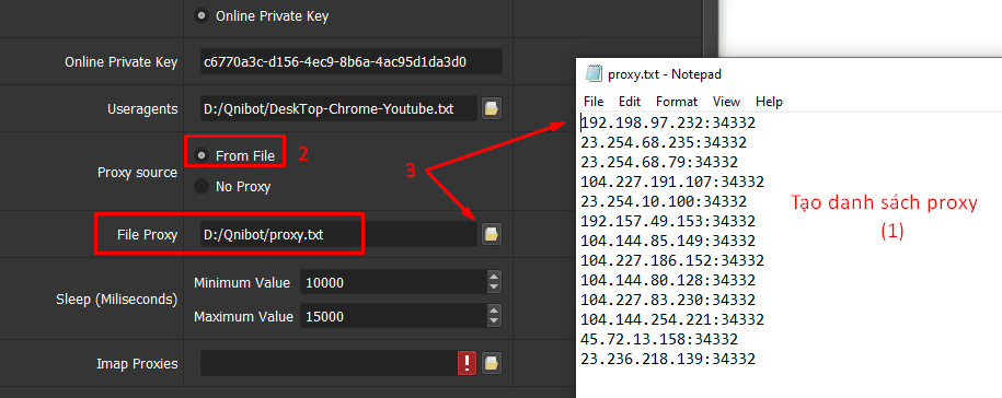 File proxy - Phần mềm auto Sora