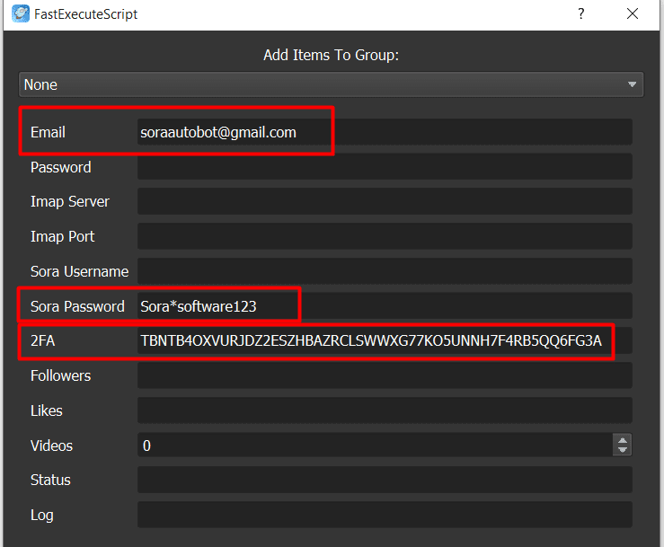 import sora accounts manually - sora tools