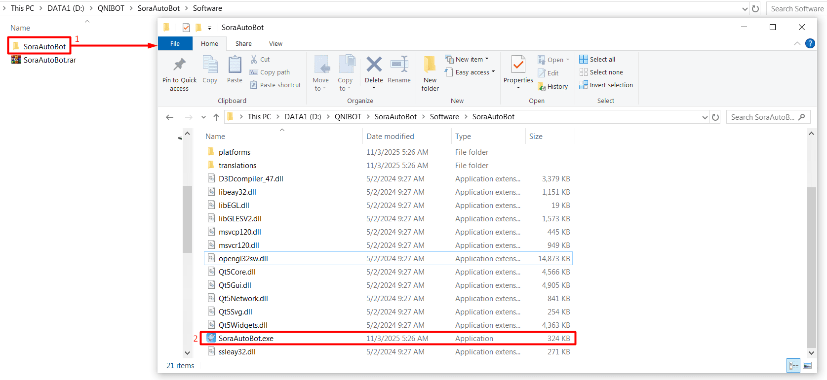 installation sora automation software