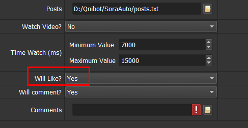 Like video - Phần mềm auto Sora