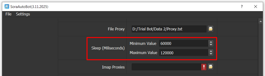 sleep  - sora automation software