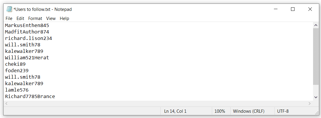 user file - follow users - sora auto tool